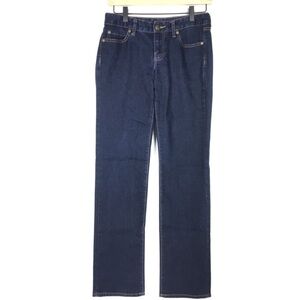 GAP Factory Jeans Curvy Straight Premium Dark Wash Denim Stretch Size 2 / 26R